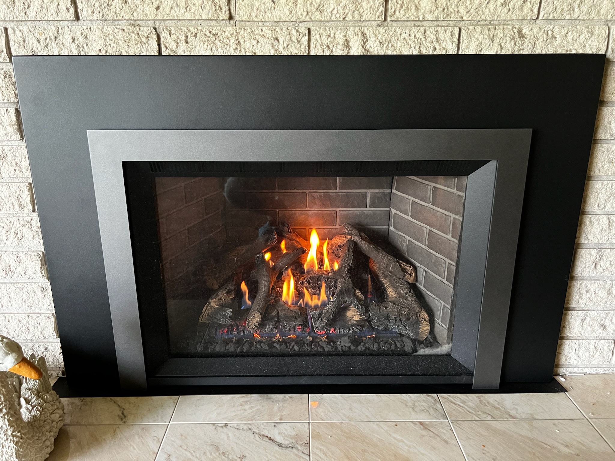 Bush Heating and Cooling Near You Gas Fireplace Insert Project