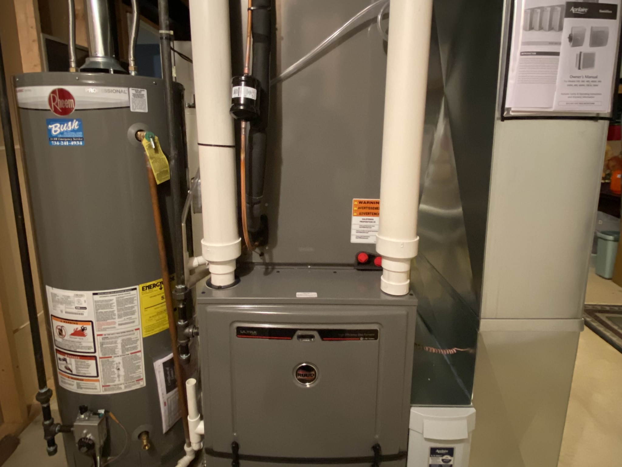 Bush Heating and Cooling Near You Gas Furnace Home Project