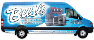 Bush Heating and Air Conditioning Van